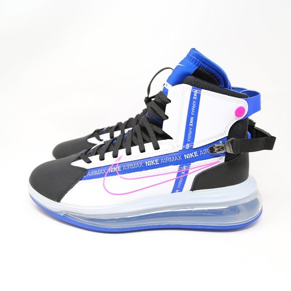 Nike Air Max 720 Saturn White Pink Black Blue - Picture 3 of 8